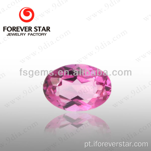 Forma oval 6 * 4mm prink natural topaz Price